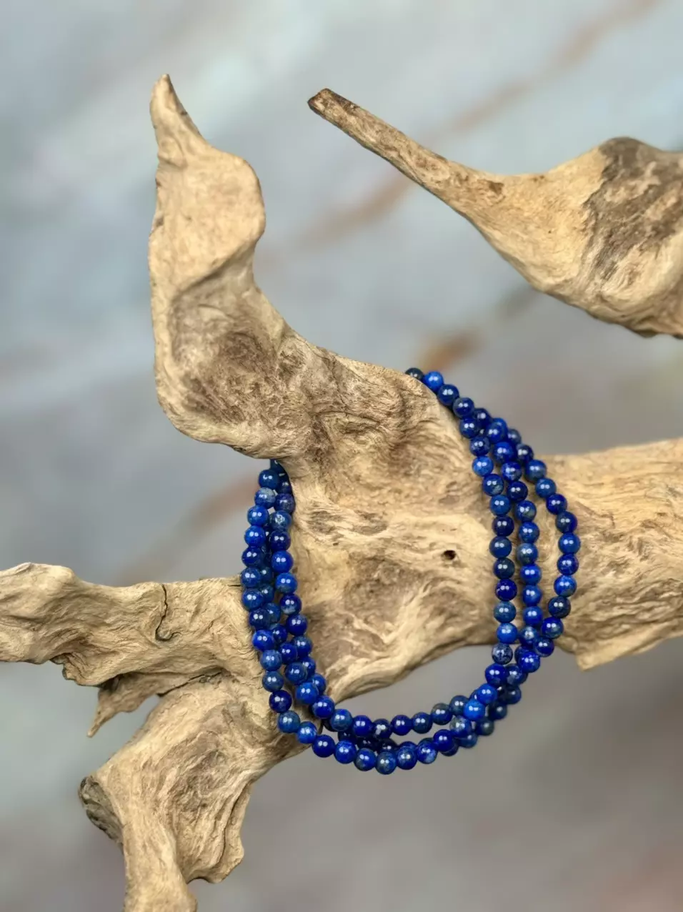 plant/lapis AAA 3mm-4mm (handmade)-0