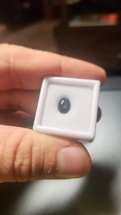 plant/2.35ct Blue Star Sapphire – AAA Oval Cabochon-0-thumbnail