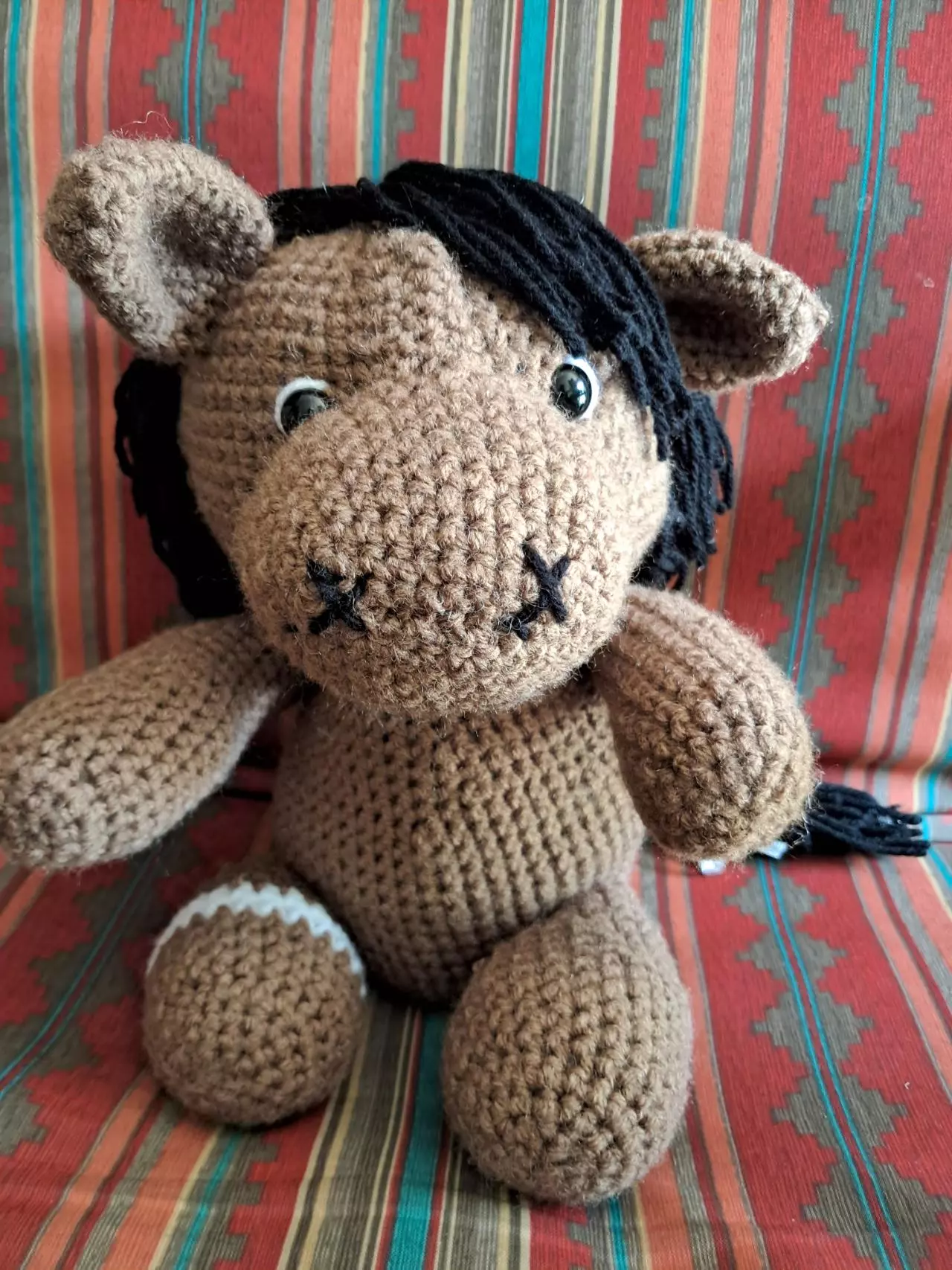 plant/Crochet horse-0