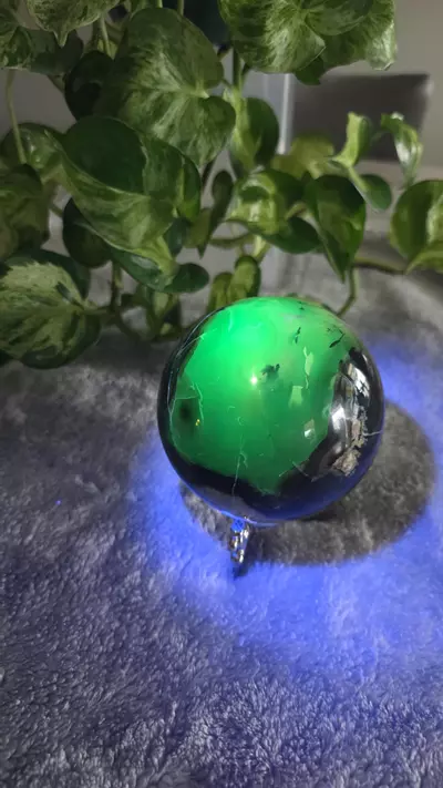 plant/HIGH UV 2lb 2.9oz Volcano Agate Sphere 🛸✨️-0-thumbnail