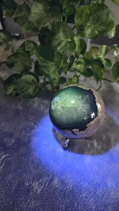 plant/3lb Volcano Agate Sphere ✨️🛸-2-thumbnail