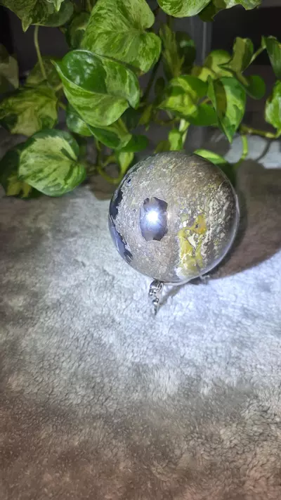 plant/2lb 3oz Druzy Volcano Agate Sphere 🛸-5-thumbnail