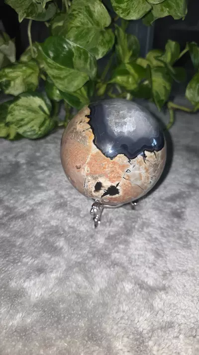 plant/3lb Volcano Agate Sphere ✨️🛸-3-thumbnail