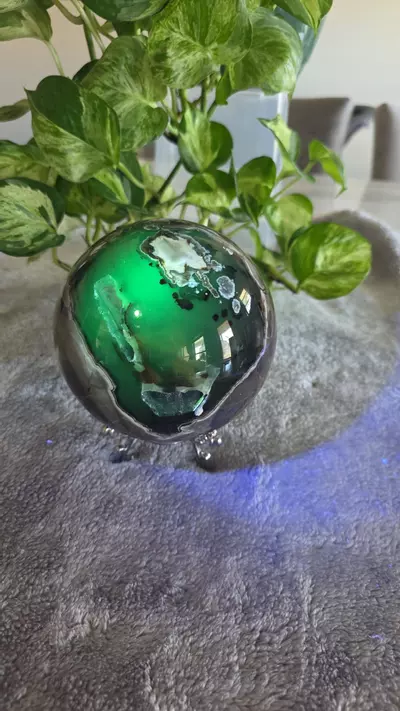 plant/5lb Volcano Agate Sphere 🛸-2-thumbnail