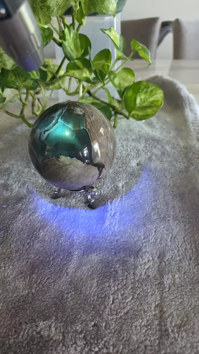 plant/2lb 15oz Druzy Volcano Agate Sphere 🛸-7-thumbnail