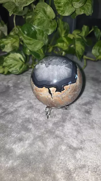 plant/3lb Volcano Agate Sphere ✨️🛸-4-thumbnail
