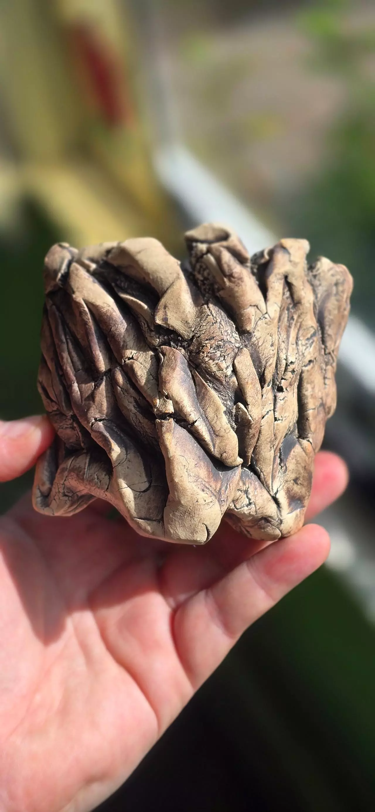 plant/Handmade ceramic pot with drainage-0