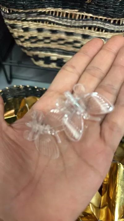 free_shipping/15 ct butterfly clips clear-1-thumbnail