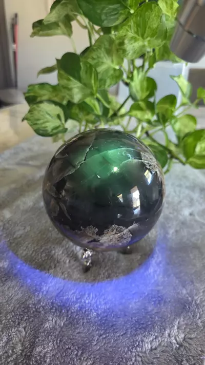 plant/5lb Volcano Agate Sphere 🛸-6-thumbnail