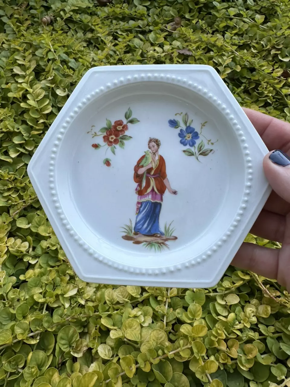 plant/Mottahedeh Hexagon 5” Plates-2