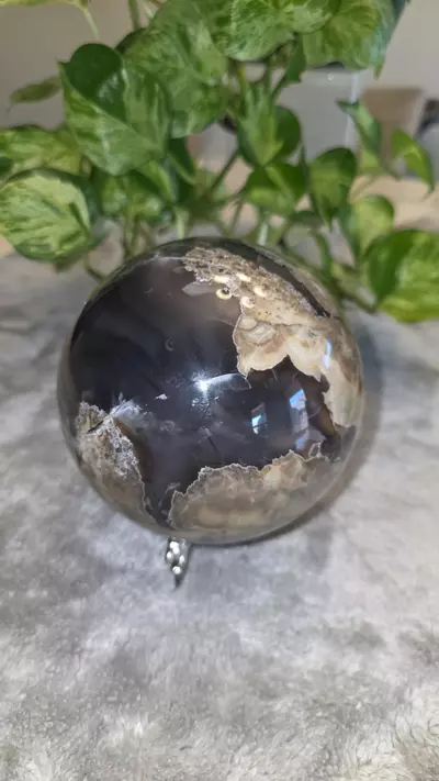 plant/5lb Volcano Agate Sphere 🛸✨️-7-thumbnail