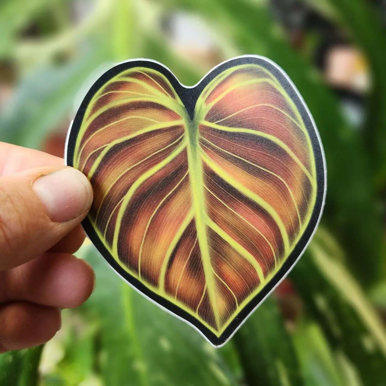 plant/El Choco Red Vinyl Sticker-0
