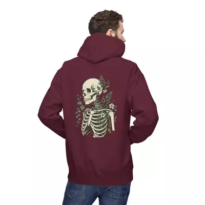 plant/Planty skeleton hoodie - unisex-7-thumbnail