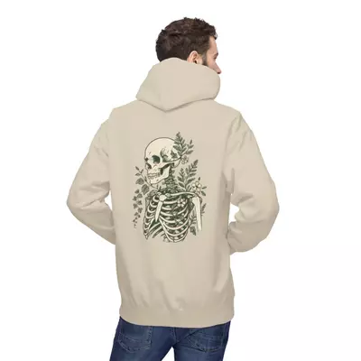 plant/Planty skeleton hoodie - unisex-2-thumbnail