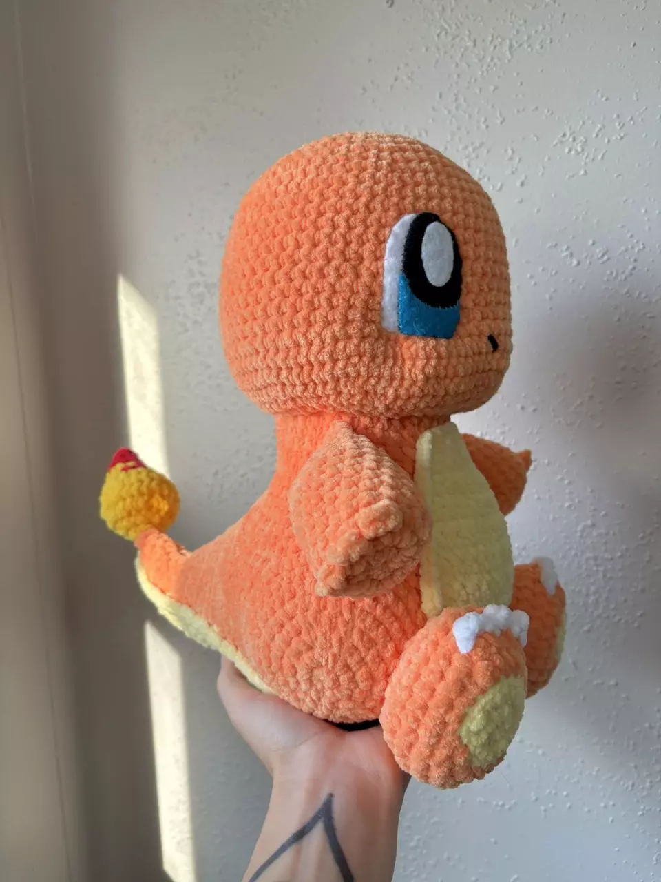 plant/Crochet Charmander Plushy-1