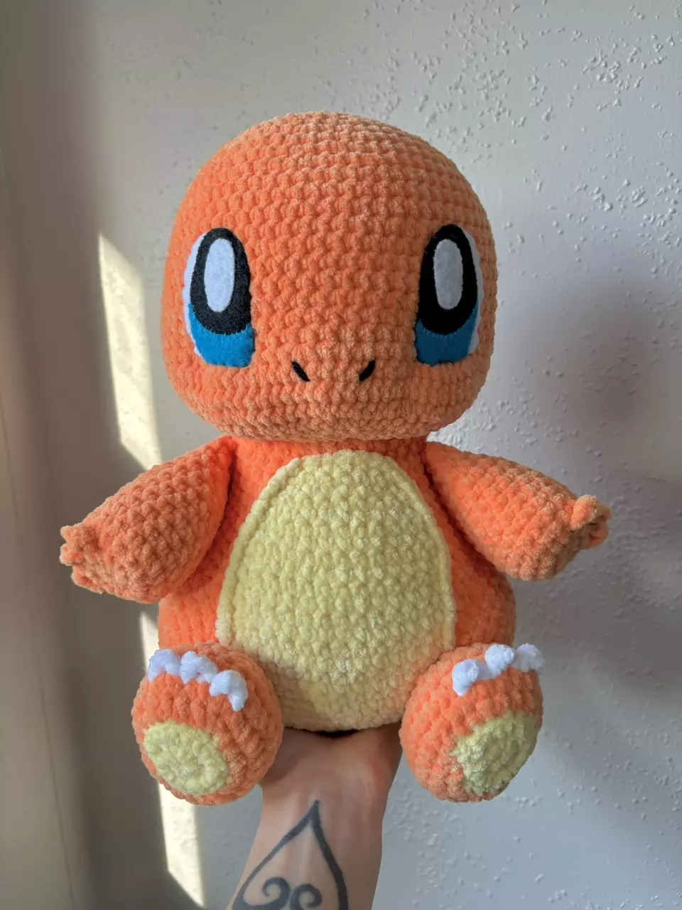 plant/Crochet Charmander Plushy-0