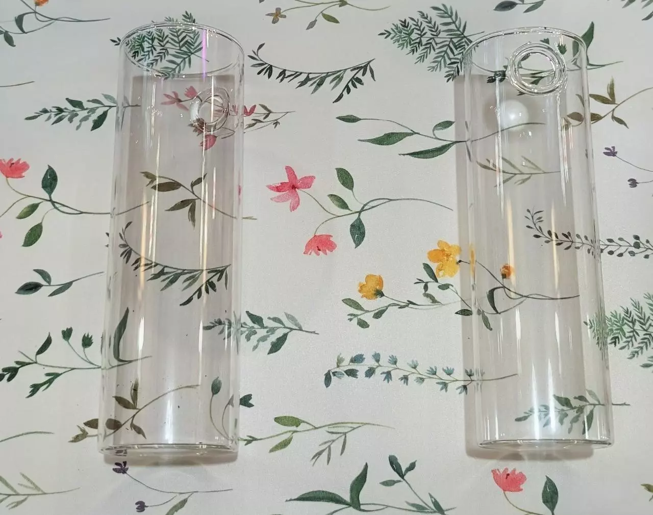 plant/Set of 2 Hanging Glass Propagation Vases-1