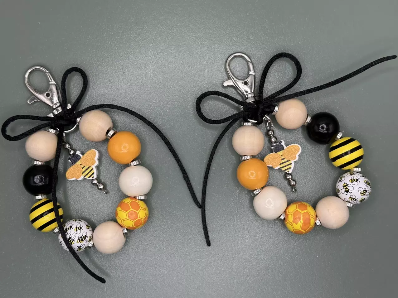 plant/Bee Bag Charm|Key Chain-5