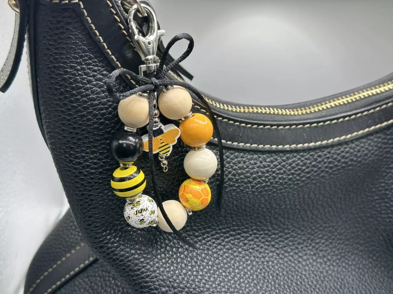 plant/Bee Bag Charm|Key Chain-1