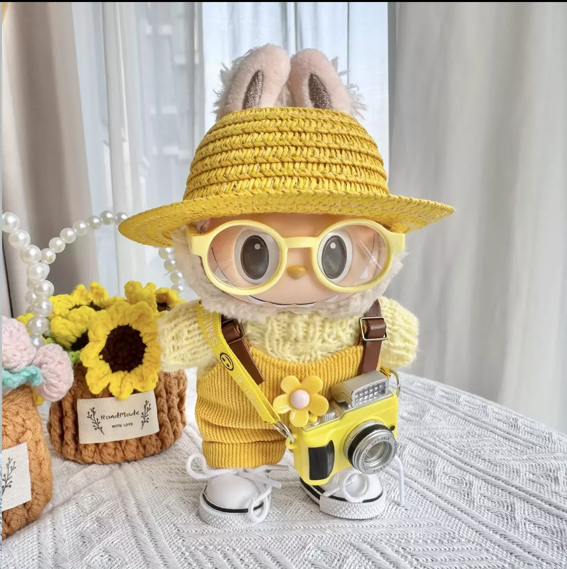 plant/6 Pieces set Labubu outfit-0
