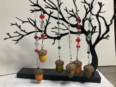 plant/Acorn Prism Christmas Ornaments-0-thumbnail