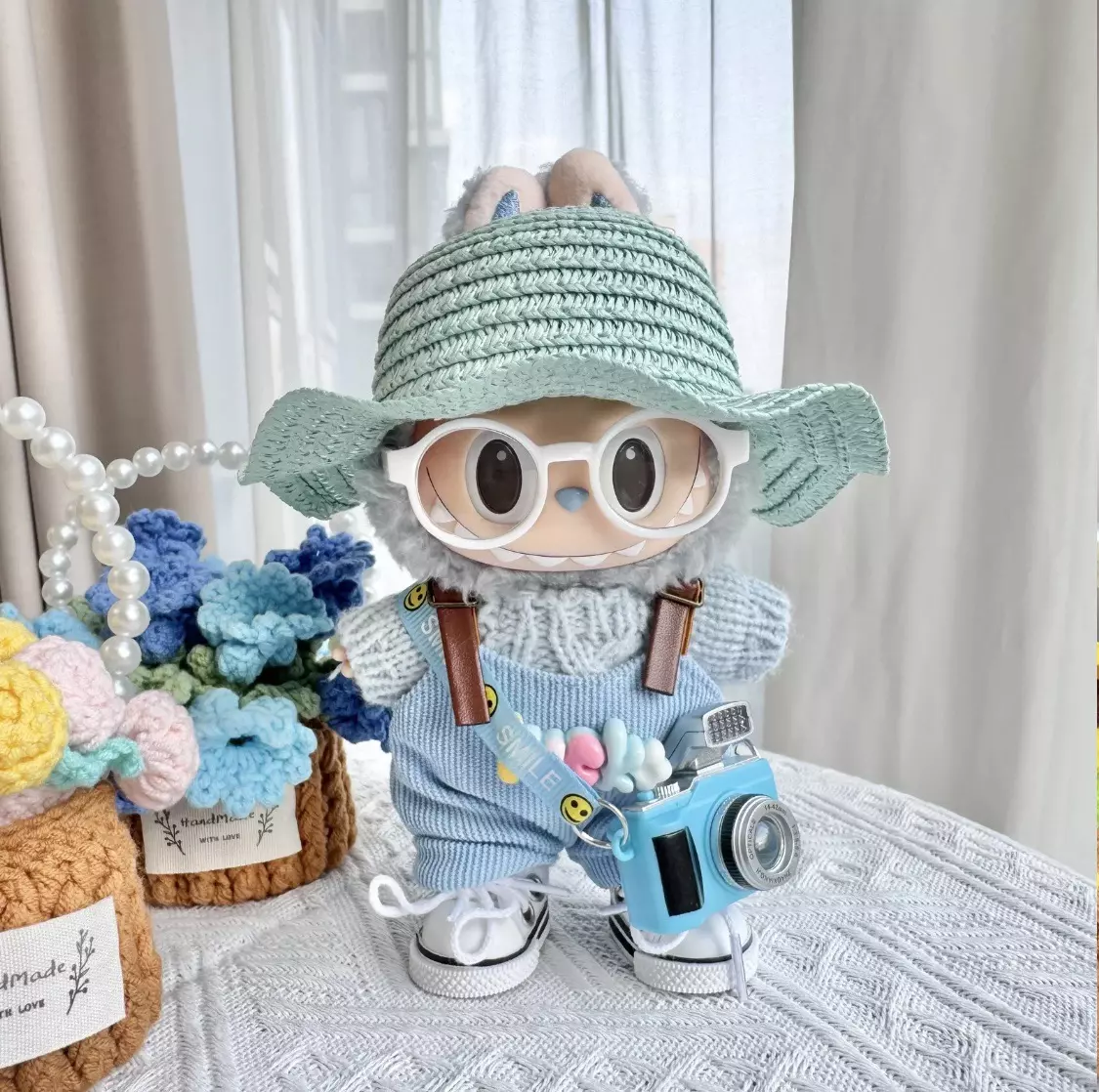 plant/6 Pieces Set Labubu Outfit-0