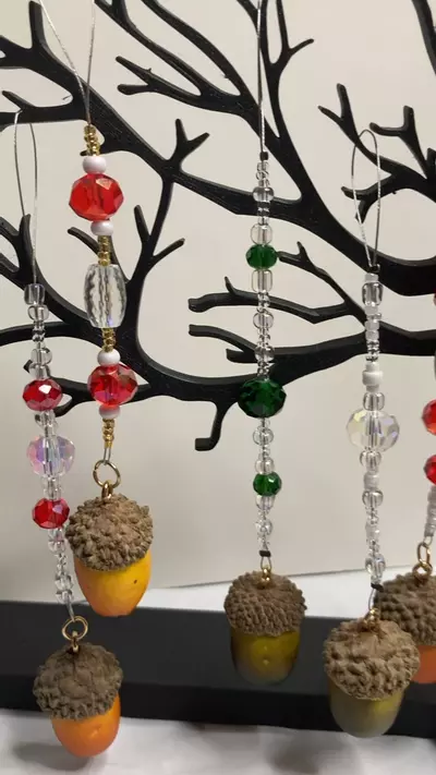 plant/Acorn Prism Christmas Ornaments-1-thumbnail