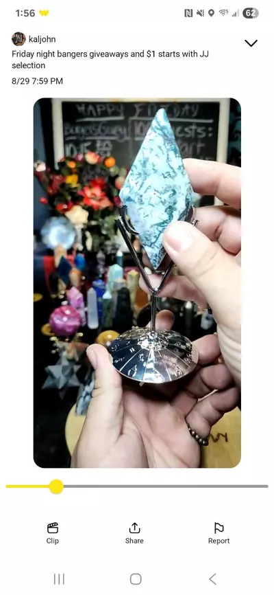 plant/Moss agate diamond w zodiac stand-0-thumbnail