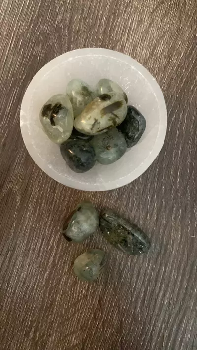 plant/Prehnite Polished Tumbled Crystals-1-thumbnail