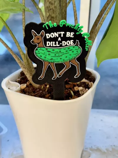 plant/ADD ON ONLY -  Prickly Potter Dill-Doe Plant Tag-0-thumbnail