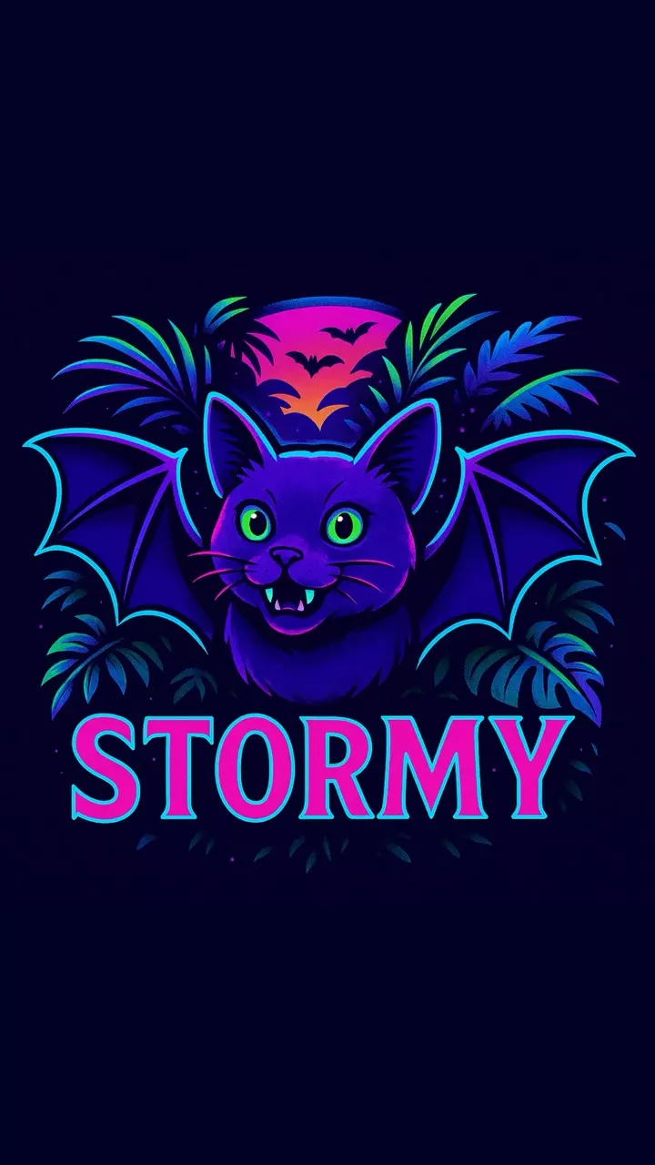 plant/Stormy aka Round Girl Stickers-0