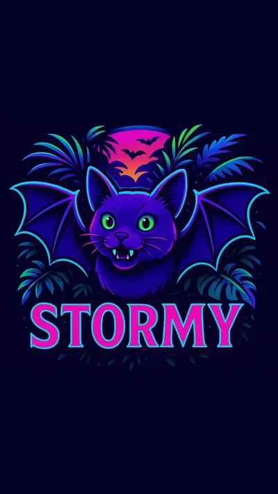 plant/Stormy aka Round Girl Stickers-0-thumbnail
