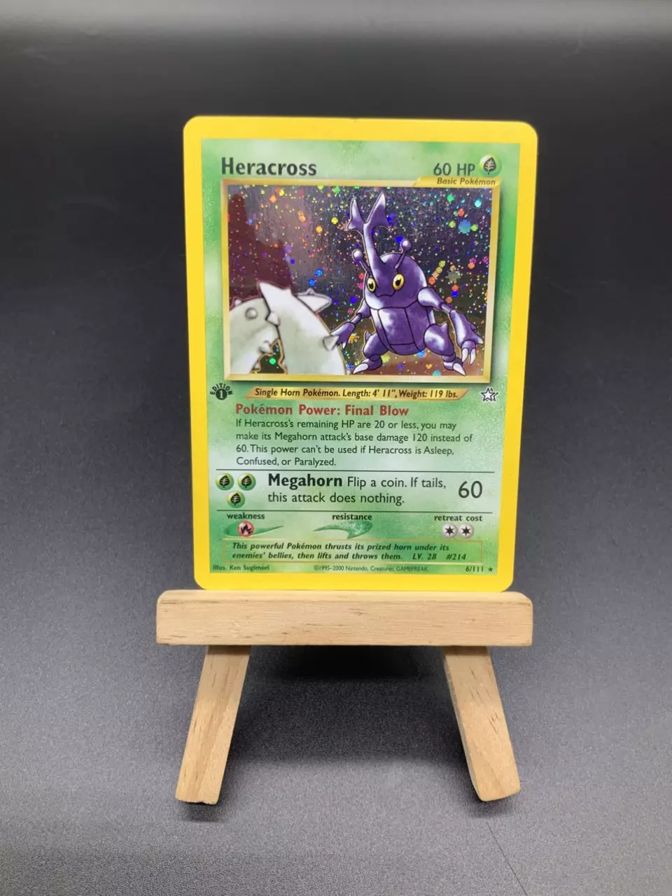 plant/POKE: Heracross 6/111 1st ed.-0