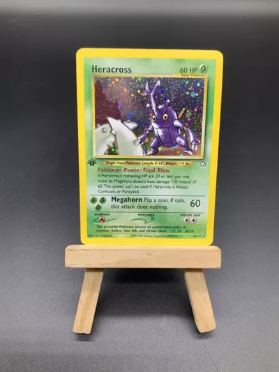 plant/POKE: Heracross 6/111 1st ed.-0-thumbnail