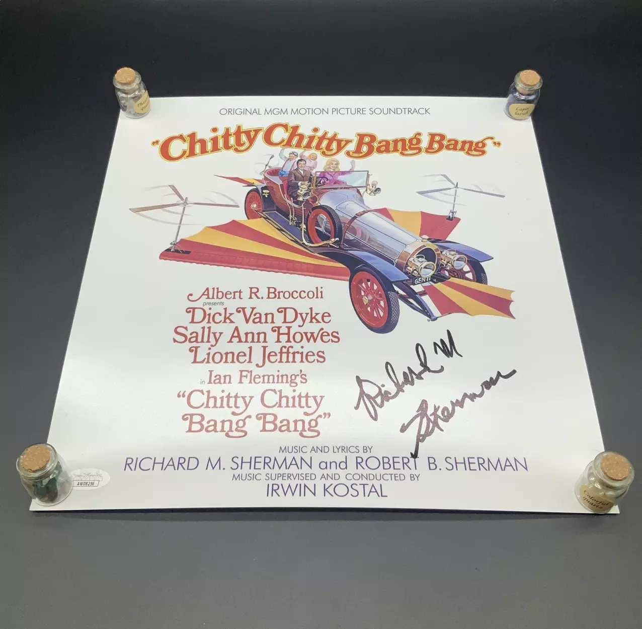 plant/AUTO: Chitty Chitty Bang Bang Richard Sherman Signed 12x12” JSA COA-0