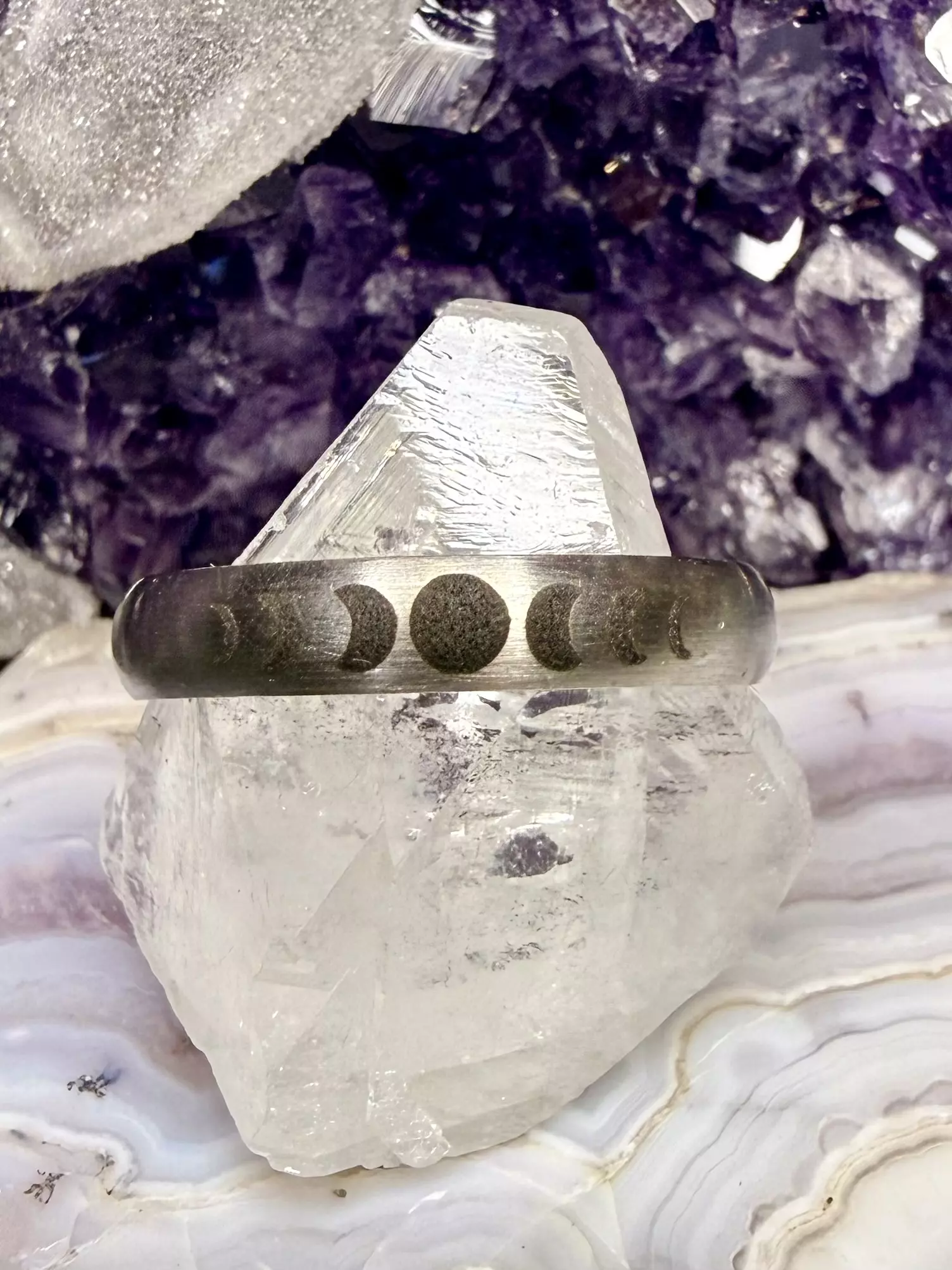 plant/Moon phase ring -0