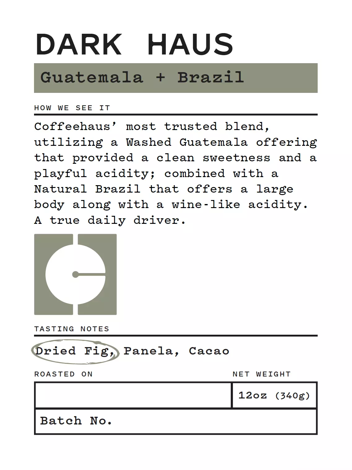 plant/DARK HAUS - Guatemala + Brazil (12oz)-1