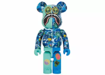 plant/[OS/New] Bearbrick x Steven Harrington x BAPE Shark 1000% Blue Camo - 706797-0-thumbnail