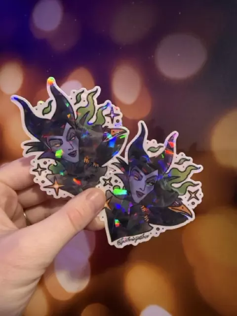 plant/STICKER- Maleficent -0