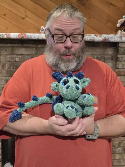 plant/🐉💚 Mini Snuggle Dragon – Splooting Plushie-0-thumbnail