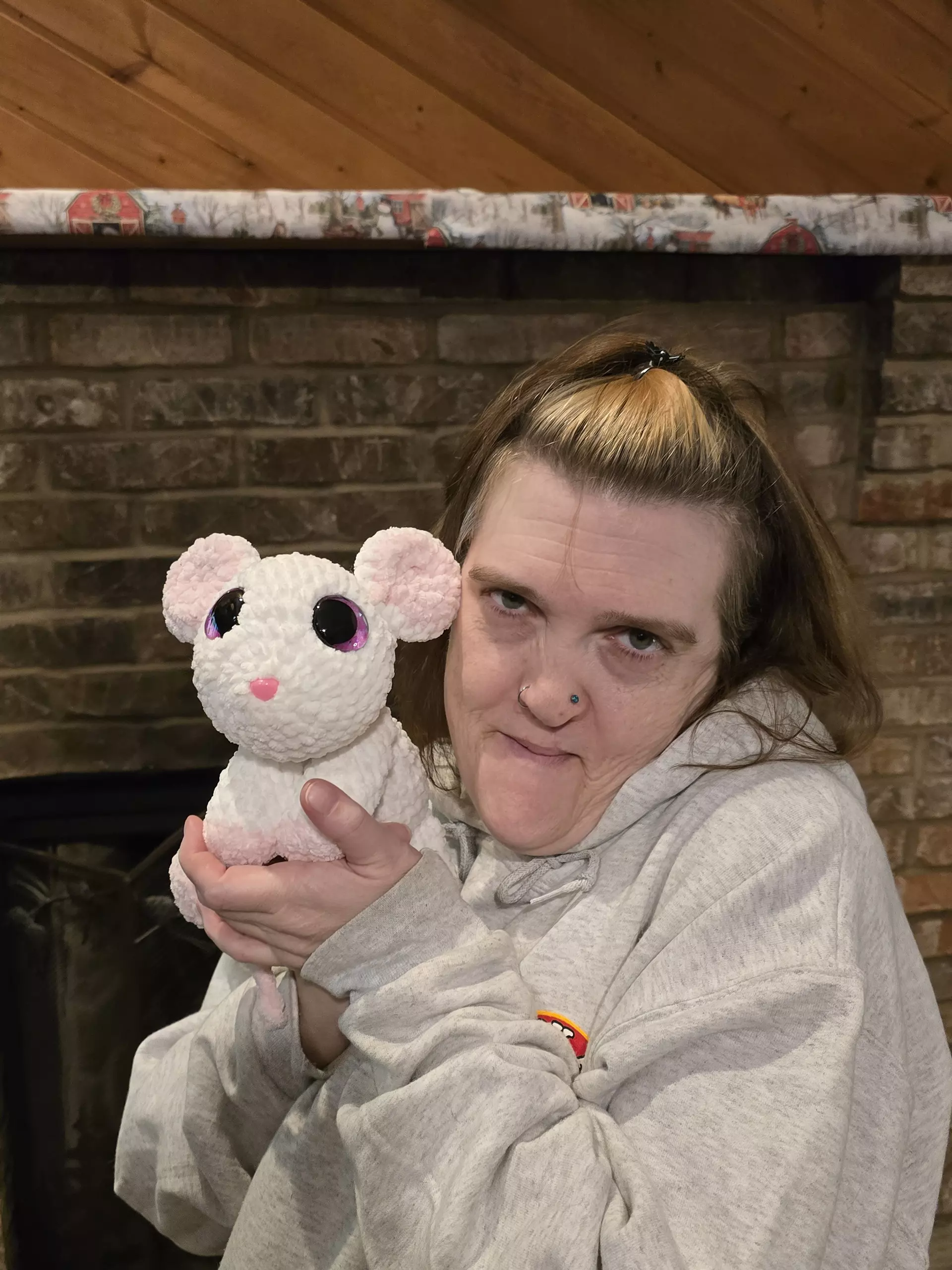 plant/🐭💖 Mitzy the Mouse – Splooting Plushie-0