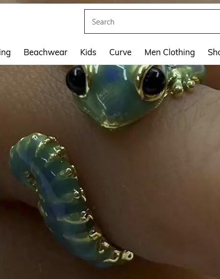 plant/Gecko Adjustable Open Ring-0