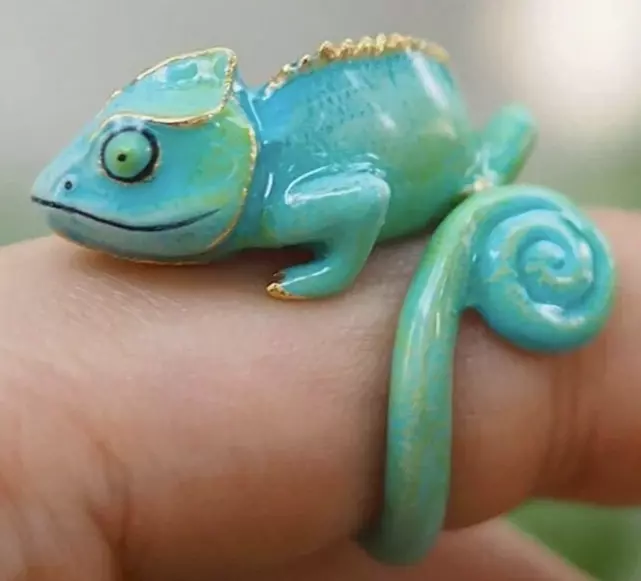 plant/Chameleon Blue Ring-0