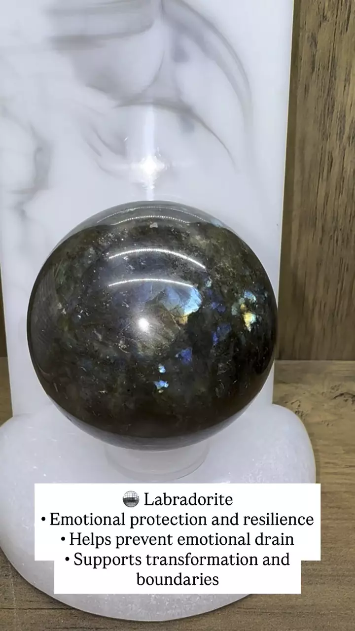 plant/🪩Labradorite Sphere-0