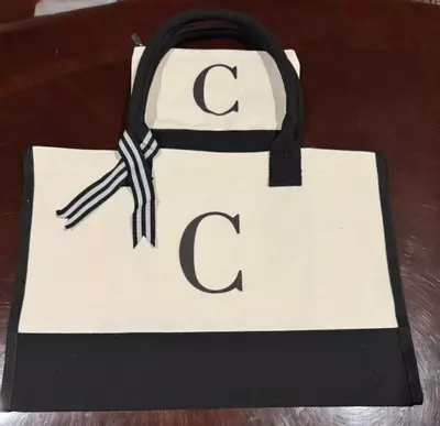 plant/2pc Tote with the letter C-0-thumbnail