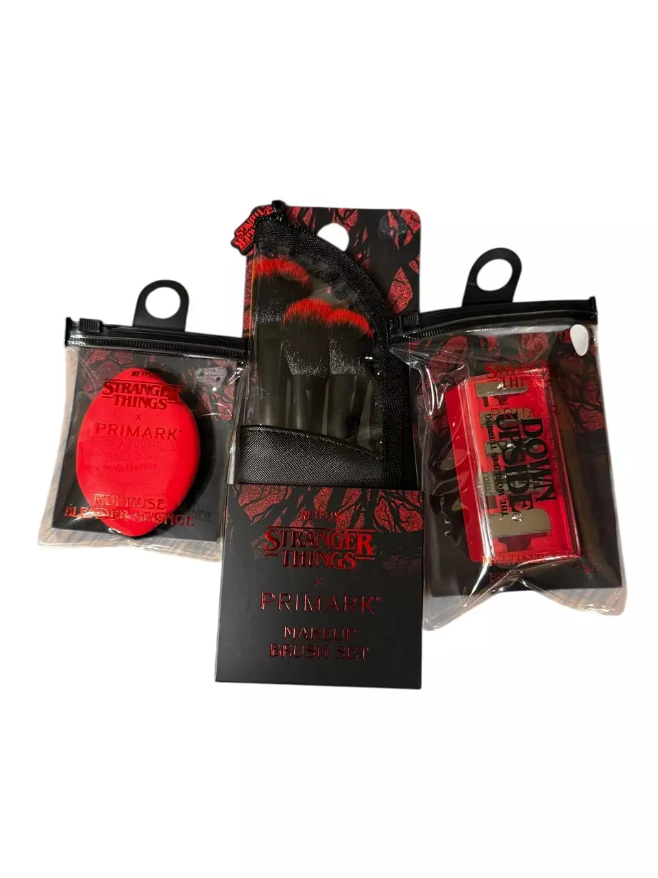 plant/Stranger Things Cosmetic Bundle: Sharpener, Makeup Brush Set, & Blender Sponge-7