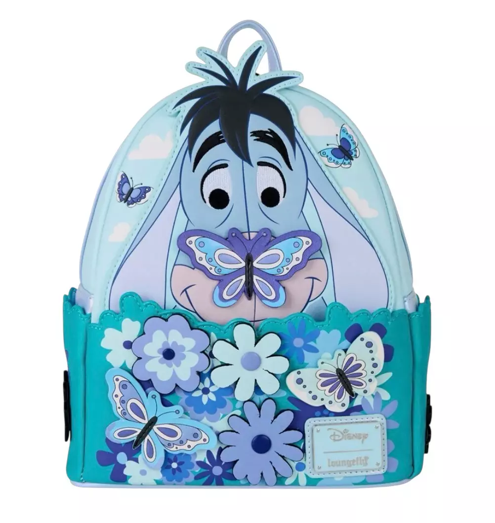 plant/Loungefly Disney Winnie The Pooh Floral Eeyore Cosplay Mini Backpack-0