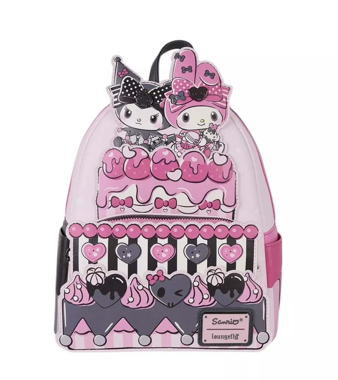 plant/Loungefly Sanrio My Melody & Kuromi Cake Mini Backpack-0