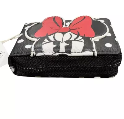 plant/Disney Parks Loungefly Minnie Mouse  Accordion Card Holder Wallet-2-thumbnail