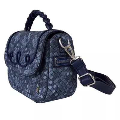 plant/Loungefly Woven Faux Denim Crossbody Bag-2-thumbnail